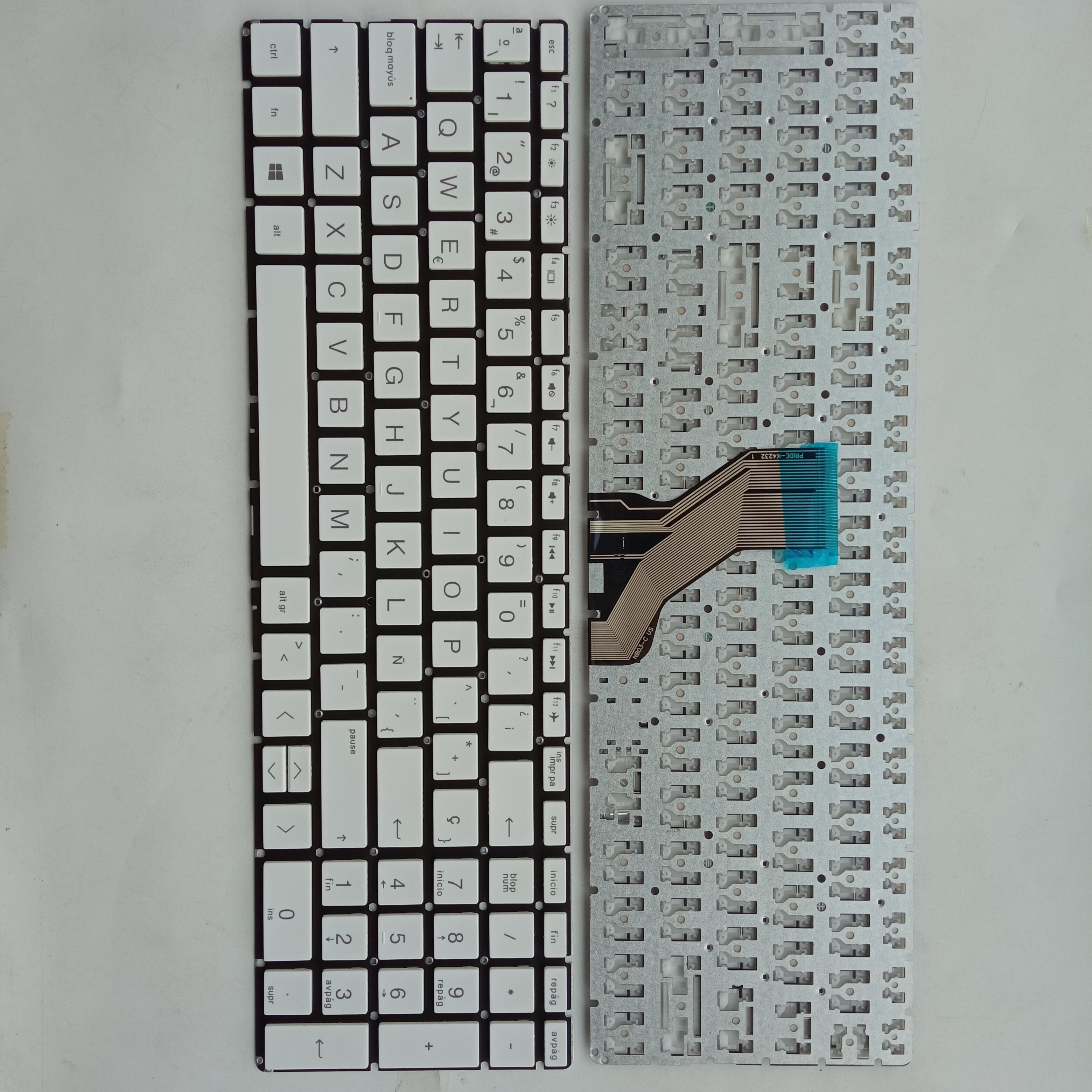 Picture of New Replacement Laptop Keyboard For HP 15-DA/15-CX small carriage return/15-DK/15-CN/15-CR/15-CS/15-DB WHITE (OEM) SP Layout